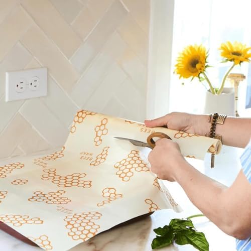 Bee's Wrap Beeswax Wrap Roll, 14 x 53 in - Honeycomb - Image 2