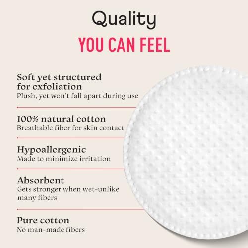 Swisspers Premium Exfoliating Cotton Rounds, Dual-Sided (Pack of 3) - Image 7