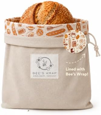 Bee's Wrap Beeswax Bread Bags, 1 Pack - Bakery Lane by BeesWrap