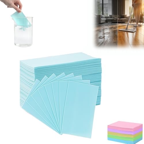 Variety of Scents Multiple Effect the Floor Cleans, 2026 Upgraded Floor Cleaning Solution Tablets, Dissolvable Pre-Measured Deep Cleaning Cleaning Solution (Blue, 100Pcs) by Unknown