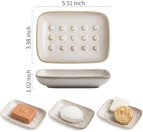 Miamolo Soap Dish for Shower, Soap Holder Floating Point - Saves Soap Loss - Image 3