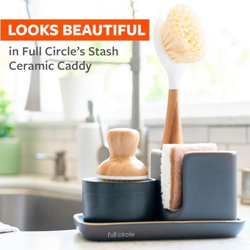 Full Circle Natural Scrubber Sponge Duo Set, Pack of 6, Safe for Nonstick - Image 5