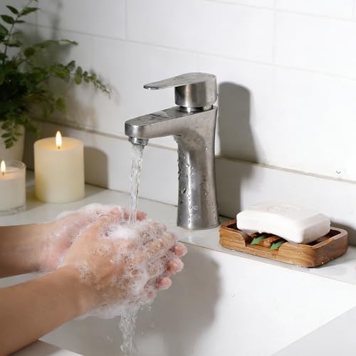 HTB Self Draining Soap Dish Teak Wood Keep Soap Dry - Image 6