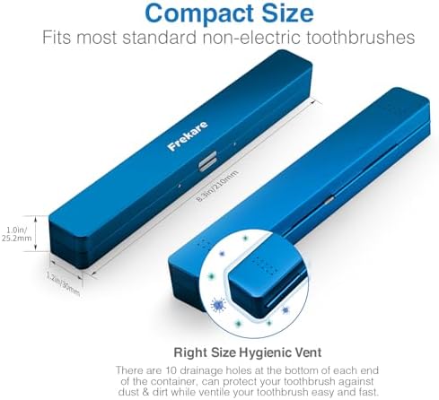 Toothbrush Travel Case Aluminum, Manual Tooth Brush Holder for Traveling - Image 4