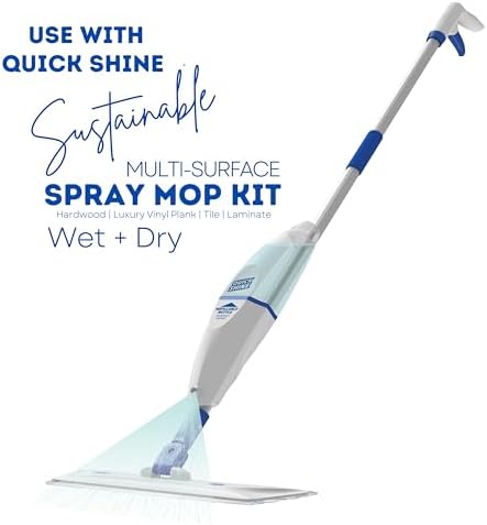 Quick Shine Spray Mop Micofiber Refill Pad 6 Pk, Washable & Reusable - Image 6