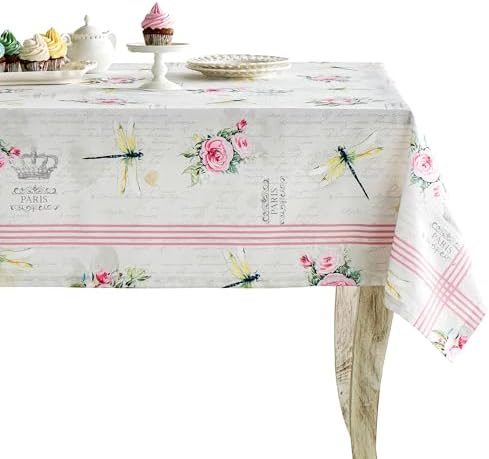 Maison d' Hermine Table Cloth Rectangle Table Reusable 100% Cotton 60"x120" by MaisondHermine