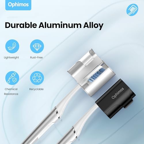 Aluminum Toothbrush Cover Caps for Family, Travel Toothbrush Covers - Image 4
