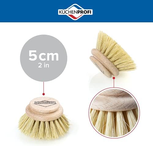 Küchenprofi 2-Pack Replacement Brush Refill for Classic Dish Washing Brush - Image 2