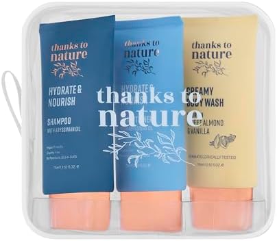 Hydrate Mini Travel Kit, Shampoo, Conditioner, Body Wash by ThanksToNature