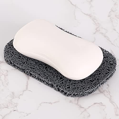 15 Piece Soap Savers Pads Gray BPA Free Soap Holder for Bar Soap Non-Slip Self Draining Soap Dish Soap Lift for Shower Kitchen Bathroom Soap Tray Bulk Accessories - Image 5
