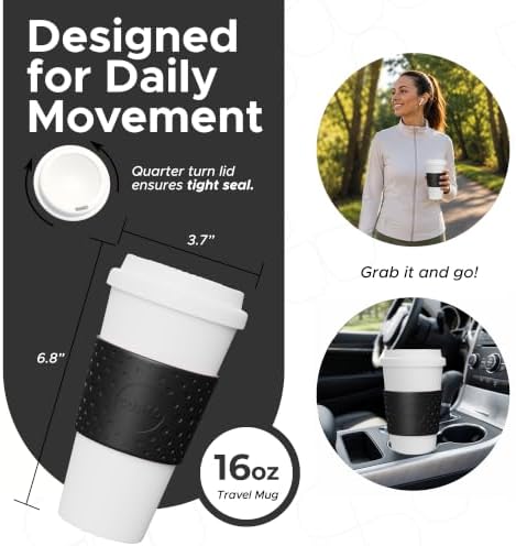 Copco Acadia Travel Mug - Black, 16 Oz - Image 2