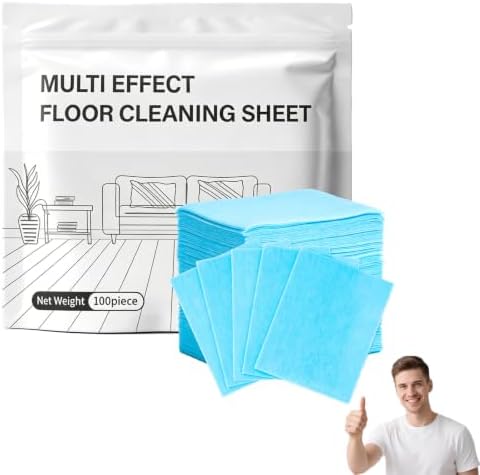 Multi-Surface Multiple Effect Floor Cleaner Tablets, Concentrated Pods for Multiple Effect The Floor Clean on Hardwood, Tile, Glass, Laminate and More (100 Pack) by Unknown