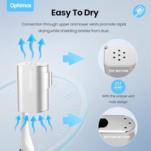 Aluminum Toothbrush Head Cover Cap, Tooth Brush Travel Protector Case - Image 2