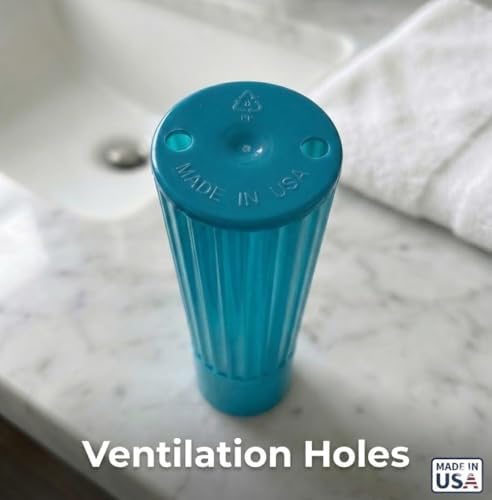American Comb Toothbrush Holder - Blue, Made in USA, with Ventilation Holes, for Toothbrush Covers, Toothbrush Holder, Toothbrush Soft, Durable Design, Hygienic Bathroom Accessory - Image 5