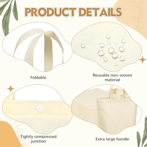 Paterr 100 Pcs Reusable Shopping Bags Bulk - Image 5