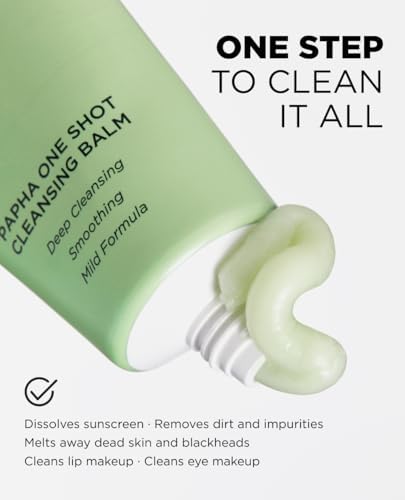 EITHER& PAPHA One-Shot Cleansing Balm, Makeup Remover, Oil Cleanser - Image 2