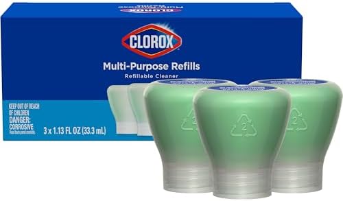 Clorox Multi-Purpose Spray Refill, Household Essentials, 3x1.125fo Concentrated Refills by Clorox