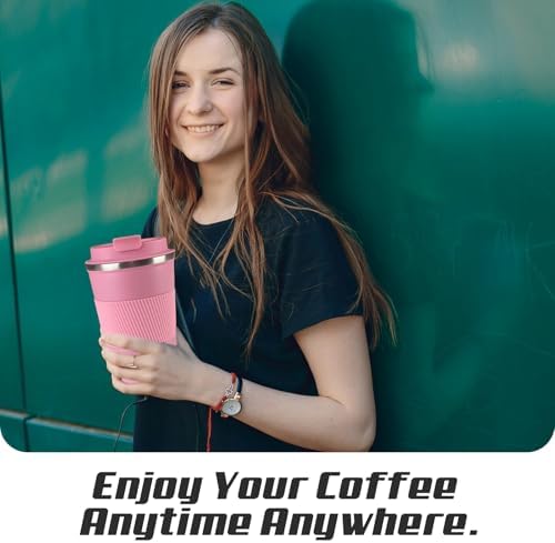 Stainless Steel Travel Coffee Mug with Lid, Vacuum Insulated Leak Proof Cup - Image 6