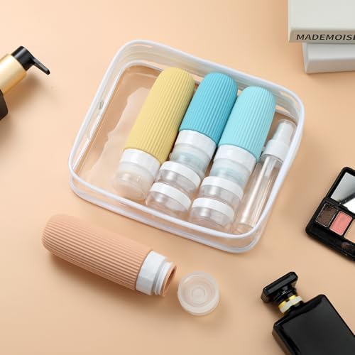 Mrsdry 16 Pack Travel Bottles Set, TSA Approved Leak Proof Silicone Squeezable Containers for Toiletries, Refillable Travel Accessories for Conditioner, Shampoo, Lotion & Body Wash Accessories - Image 5