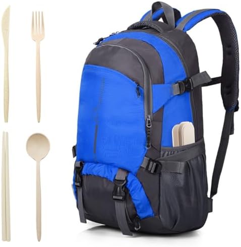 ELANE 4 Sets Reusable Travel Utensils Set with Case,Camping Cutlery Set Reusable Cutlery Set with Case,Utensil Sets for Lunch Picnic Daily Use Outdoor (beige) - Image 6