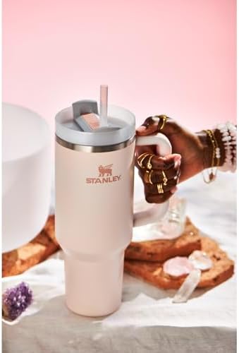 STANLEY Quencher H2.0 Flow State Tumbler, 40 oz, Rose Quartz 2.0 - Image 5
