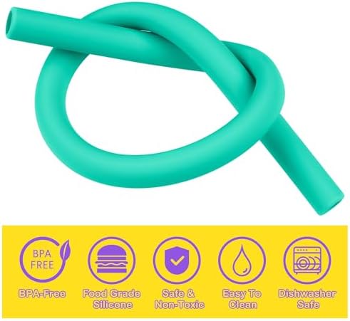 Tomorotec 7PCS Silicone Drinking Straws Fit for Stanley 40 oz 30 oz Tumbler - Image 3