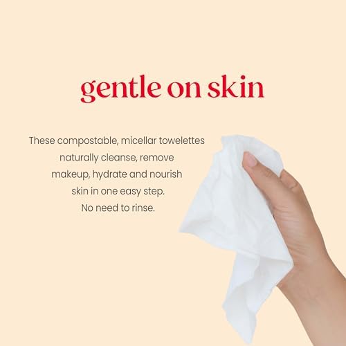 Face Wipes, Burt's Bees Facial Cleansing, Makeup Remover Towelettes, 3 in 1 Hydrating Micellar Cleanser with Coconut & Lotus Water, (Packaging May Vary), 30 Count (Pack of 18) - Image 4