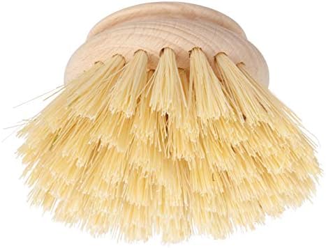 Redecker Dish Brush Replacement Head, Tampico Fiber, 2 Inch Round – Wooden Replacement Brush Head for Dishes & Cookware, Made in Germany - Image 2