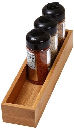 YBM Home Bamboo Drawer Organizer Storage Box for Kitchen Drawer, Junk Drawer, Office, Bedroom, Children Room, Craft, Sewing, and Bathroom, 6 Pack 3x9x2 inch - Image 3