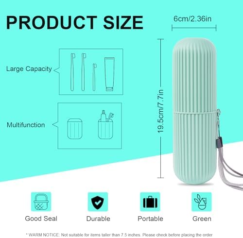 UCEC Toothbrush Cup, Portable Travel Toothbrush Holder Case - Image 4