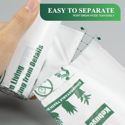 Small Trash Bags 1.2 Gallon - Biodegradable Gallon Waste Bag for Bathroom - Image 3