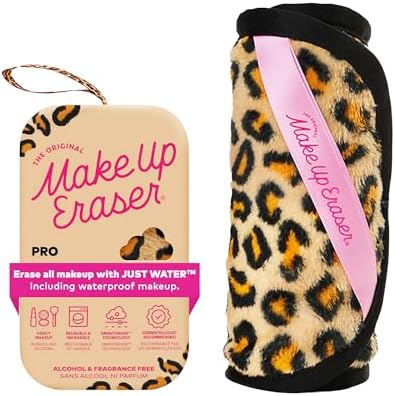 The Original MakeUp Eraser PRO, Effortlessly Remove All Makeup Using Only Water, Including Waterproof Mascara, Eyeliner, Foundation, Lipstick, Sunscreen,and More! Leopard, 1ct. by MakeupEraser