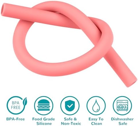 Tomorotec 15PCS Silicone Drinking Straws Fit for Stanley 40oz 30oz Tumbler - Image 4