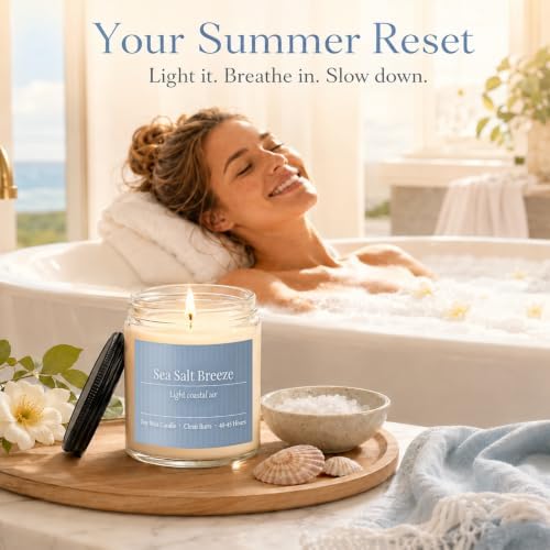 Scented Candles Gift Set,6 Pack Spring Summer Soy Wax Aromatherapy Candles - Image 6