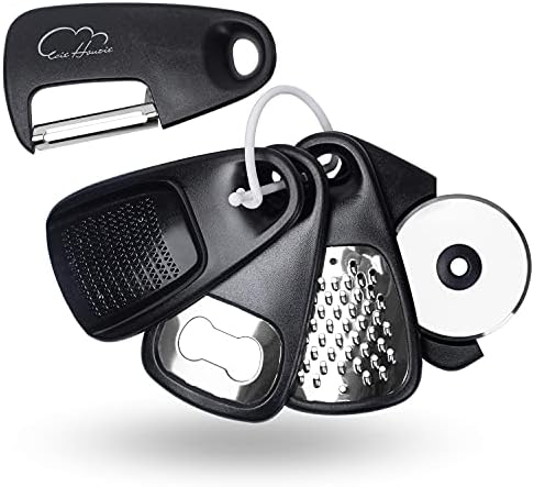 Kitchen Tools and Gadgets Set 5 Pieces, Cooking Essentials, Black by EsieHouzie