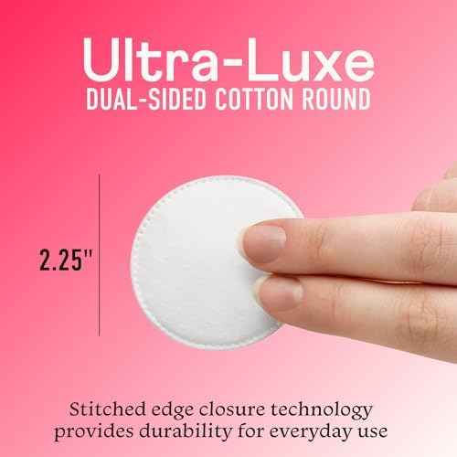 Swisspers Smooth Moves Ultra-Luxe Cotton Rounds, 100 Count (Pack of 6) - Image 5
