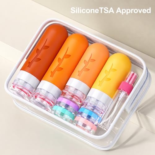 Tocelffe Travel Containers for Toiletries, 18pack TSA Approved Size Containers for Toiletries,travel bottles for Toiletries,travel Jars or Personal Essentials - Image 5