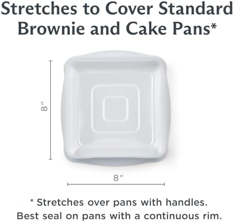 Stasher Reusable Silicone Square Stretch Lid, Food Cover for 8x8 inch Pans - Image 4