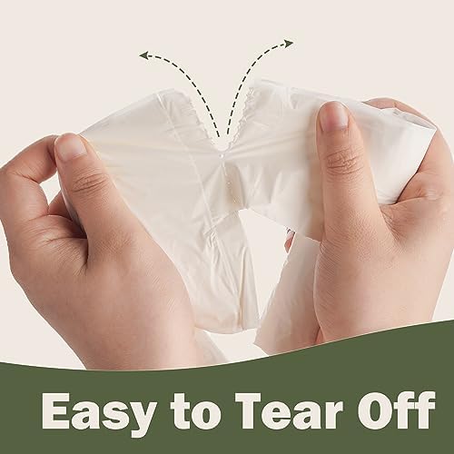 5 Gallon Compostable Trash Bags with Handles Compost Bags 0.78 Mils Food Scrape Waste Bags for Kitchen Bathroom US BPI ASTM D6400 and Europe OK Compost Home Certified 45 Couts White - Image 7