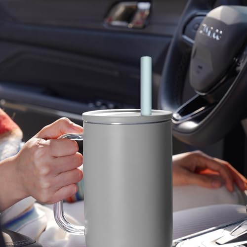 Tomorotec 15PCS Silicone Drinking Straws Fit for Stanley 40oz 30oz Tumbler - Image 6