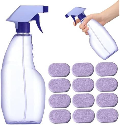 Bottle Cleaning Tablets 500ml Cleaning Spray with 12Pcs Concentrated All Purpose Cleaner Refill, Multipurpose Cleaner Spray for Instant Stain Removal, Water Bottle Tablets - Image 6