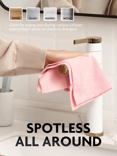 Fantasticlean Microfiber Cleaning Cloth Rolls- 675 Sheets (9 Rolls of Pink) - Image 4