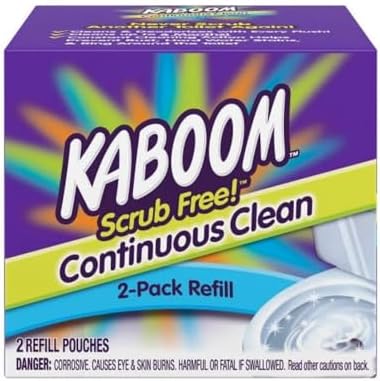 Kaboom Scrub Free! Continuous Clean Toilet Cleaning Refill Tablets (2 Count Per Package) *Refill Tablets Only. by Kaboom%E2%84%A2