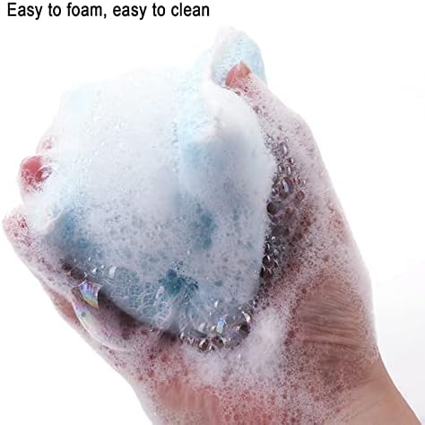 Sponge Kitchen Dishwashing Sponge, Mesh Net Scouring Pad (Pack of 10) - Image 5