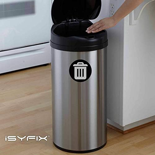iSYFIX Trash Can Stickers Signs, 6 Pack, 5 inch - Image 4