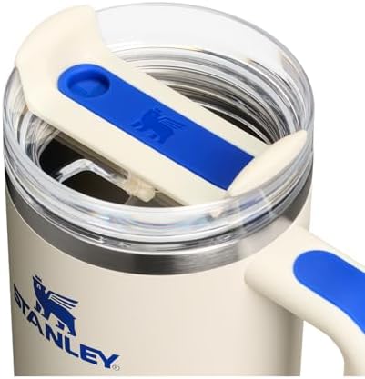 STANLEY Quencher H2.0 Flow State Tumbler, 30 oz, Cream Royal - Image 2