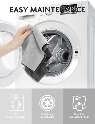 Fantasticlean Microfiber Cleaning Cloth Roll-675 Sheets(9 Rolls of Dimgrey) - Image 6