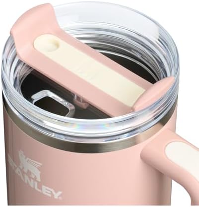 STANLEY Quencher H2.0 Flow State Tumbler, 40 oz, Peach Whip Gloss - Image 2