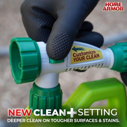 Home Armor Outdoor Cleaner+, 64 oz., Remove Stains from Mold, Mildew, Algae, Dirt and Grime for Visible Results in Seconds, No Scrubbing Required, Plant Safe When Used as Directed - Image 4