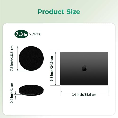 7.3 Inch Round Activated Carbon Compost Bin Filters - Image 2